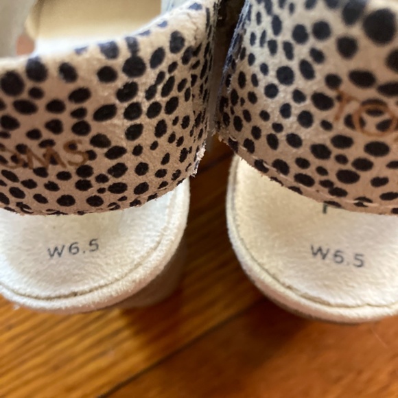 TOMS BN Never Worn Suede Leopard Dress High Heels - Picture 7 of 8